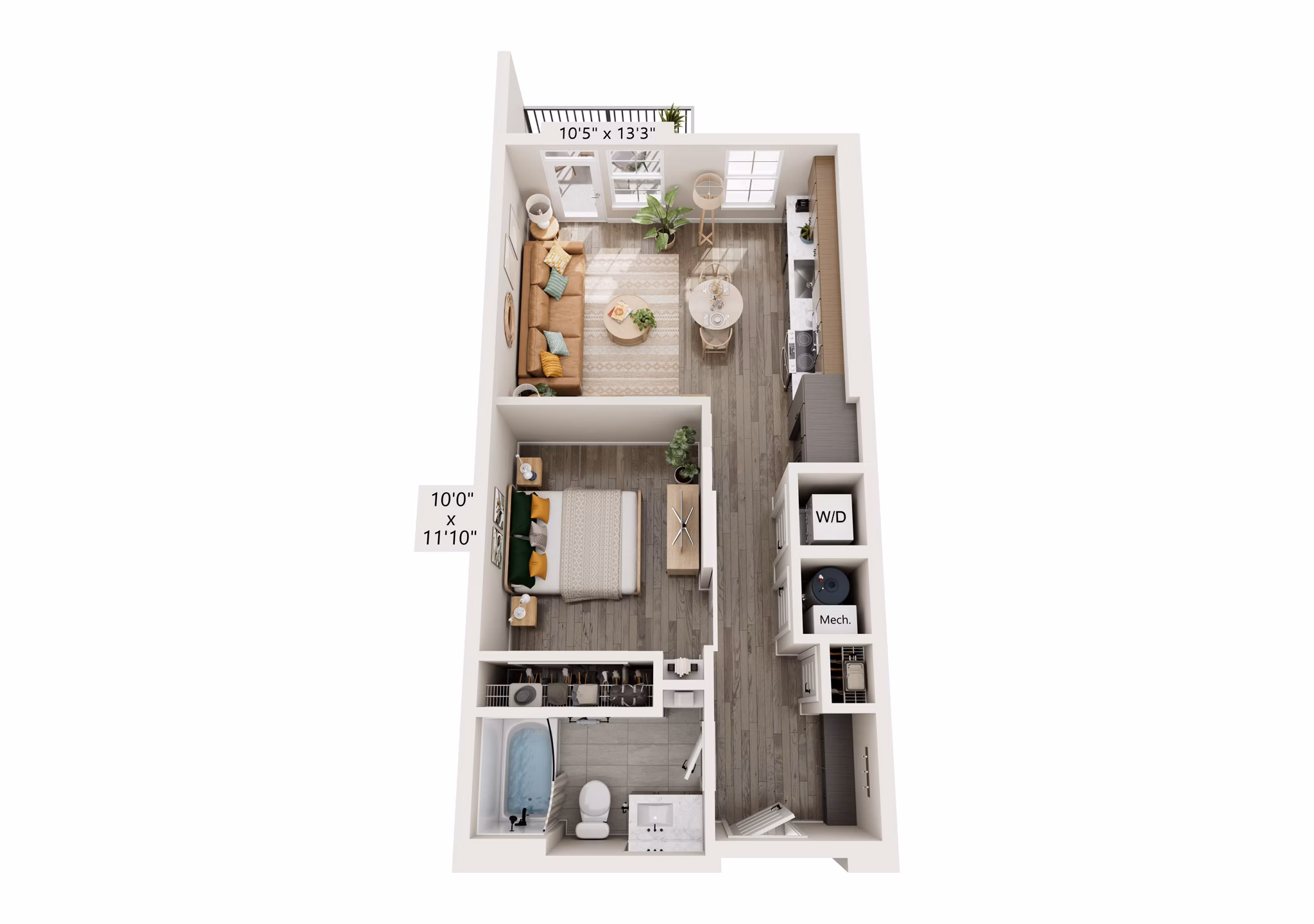 S2 floor plan at Alta Lofts on the Levee Apartments